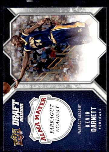 2009-10 Upper Deck Draft Edition #AM-KG Kevin Garnett Alma Mater