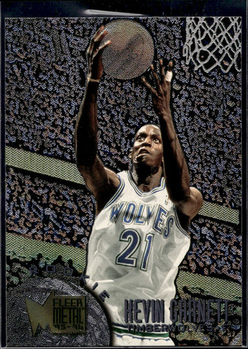 1995-96 Metal #167 Kevin Garnett RC