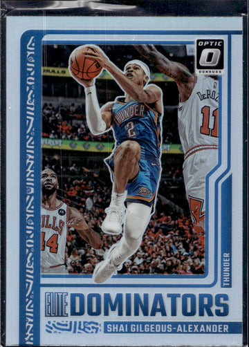 2023-24 Donruss Optic #1 Shai Gilgeous-Alexander Elite Dominators