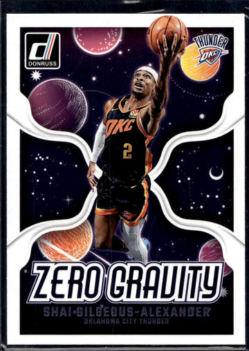 2024-25 Donruss #2 Shai Gilgeous-Alexander Zero Gravity
