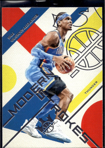 2024-25 Panini Court Kings #10 Shai Gilgeous-Alexander Modern Strokes