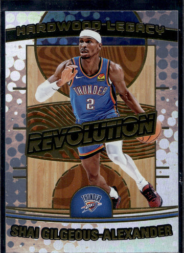 2024-25 Panini Revolution #5 Shai Gilgeous-Alexander Hardwood Legacy