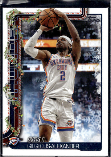 2025-26 Topps Holiday #H90 Shai Gilgeous-Alexander