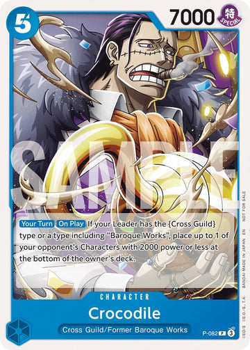Crocodile (Store 2-on-2 Battle 2025) - P-082 - (One Piece Promotion Cards)