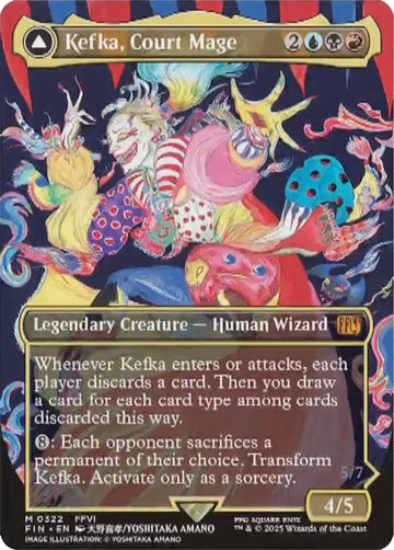 Kefka, Court Mage (0322) (Borderless) [FIN] - Near Mint
