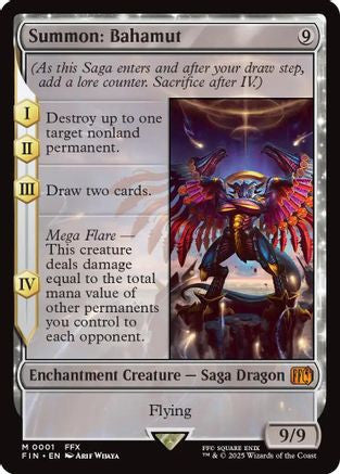 Summon: Bahamut (FIN-001) - FINAL FANTASY