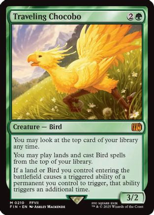 Traveling Chocobo (FIN-210) - FINAL FANTASY Foil