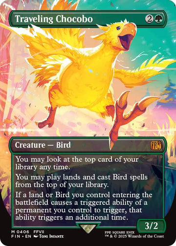 Traveling Chocobo (Borderless) [FIN] - Near Mint