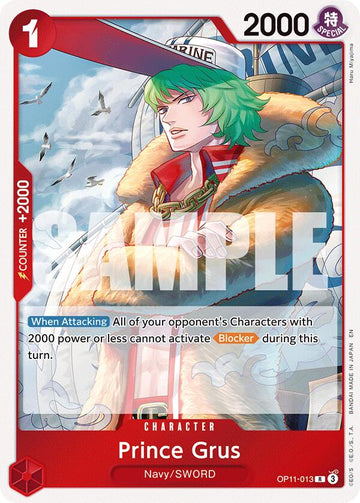 Prince Grus - OP11-013 - (A Fist of Divine Speed)