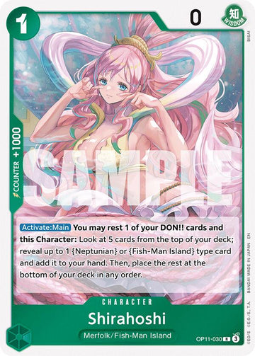 Shirahoshi (030) - OP11-030 - (A Fist of Divine Speed)