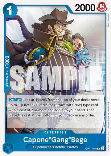 Capone"Gang"Bege (048) - OP11-048 - (A Fist of Divine Speed)