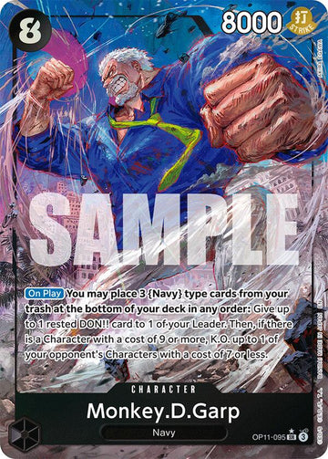Monkey.D.Garp (Alternate Art) [OP11] - Near Mint
