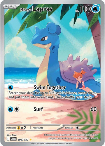 Misty's Lapras - 194/182 [DRI] - Near Mint