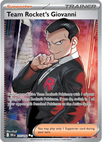 Team Rocket's Giovanni - 225/182 [DRI] - Near Mint