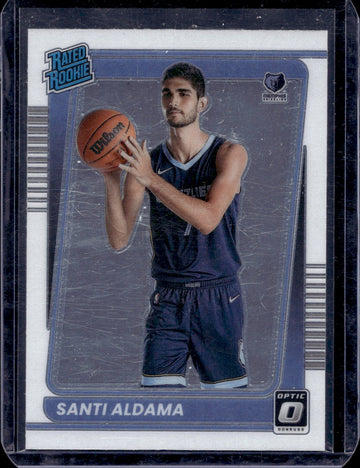 2021-22 Donruss Optic #176 Santi Aldama