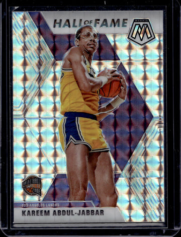 2019-20 Panini Mosaic #283 Kareem Abdul-Jabbar Prizm