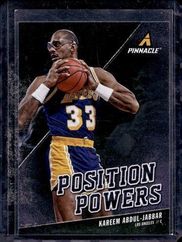 2013-14 Pinnacle #19 Kareem Abdul-Jabbar Position Powers