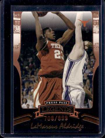 2006-07 Press Pass Legends #B13 LaMarcus Aldridge Bronze #/899