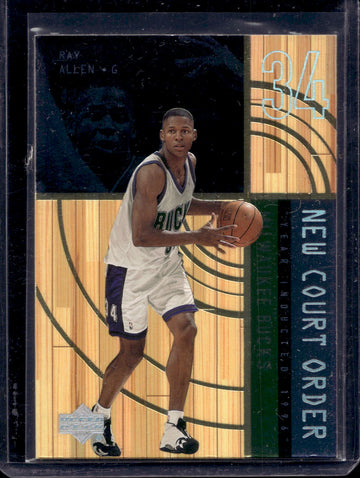 1999-00 Upper Deck Hardcourt #NC20 Ray Allen New Court Order