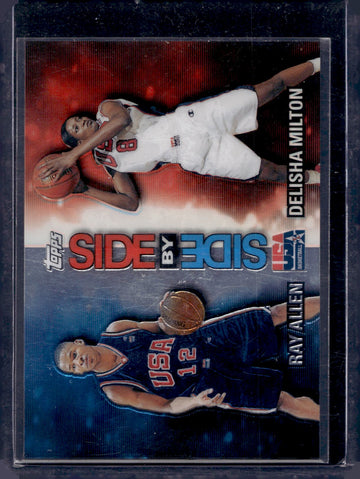 2000 Topps Team USA #SS11 Ray Allen / DeLisha Milton Side by Side