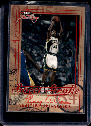 2004-05 Fleer Sweet Sigs #5 SS Ray Allen Sweet Stroke