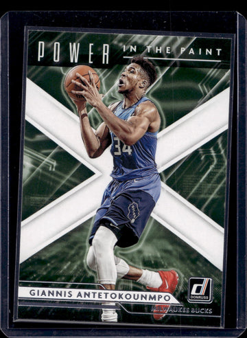 2021-22 Donruss #3 Giannis Antetokounmpo Power in the Paint