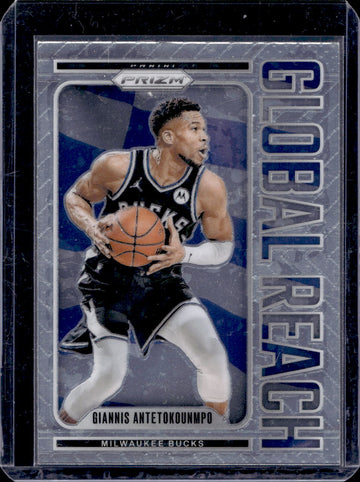 2024-25 Panini Prizm #4 Giannis Antetokounmpo Global Reach