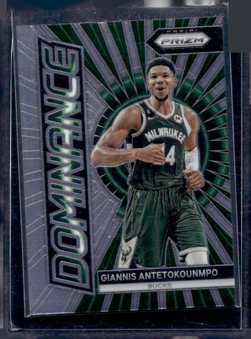 2023-24 Panini Prizm #7 Giannis Antetokounmpo Dominance