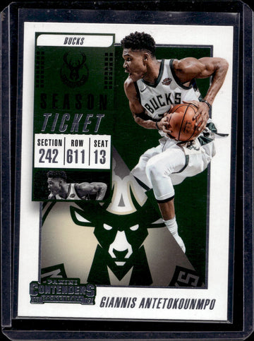 2018-19 Panini Contenders #11 Giannis Antetokounmpo