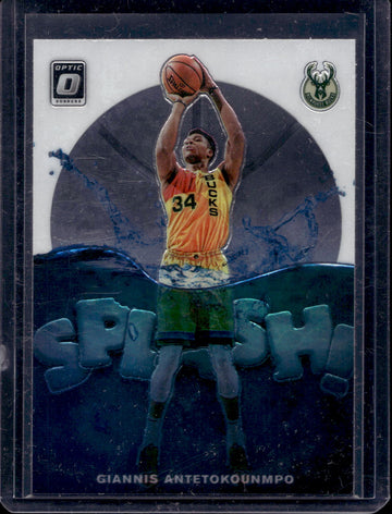 2019-20 Donruss Optic #3 Giannis Antetokounmpo Splash!