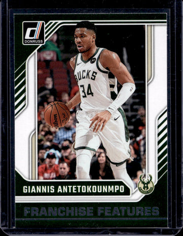 2024-25 Donruss #3 Giannis Antetokounmpo Franchise Features