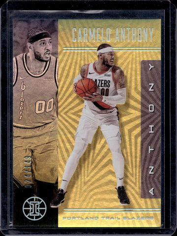 2019-20 Panini Illusions #108 Carmelo Anthony