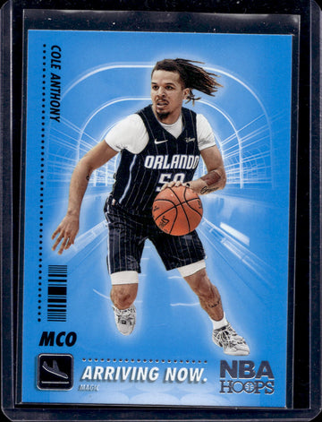 2020-21 Hoops #SS-21 Cole Anthony Arriving Now.