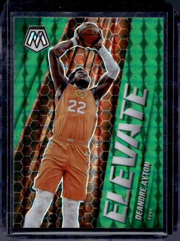 2020-21 Panini Mosaic #19 Deandre Ayton Elevate Mosaic Green