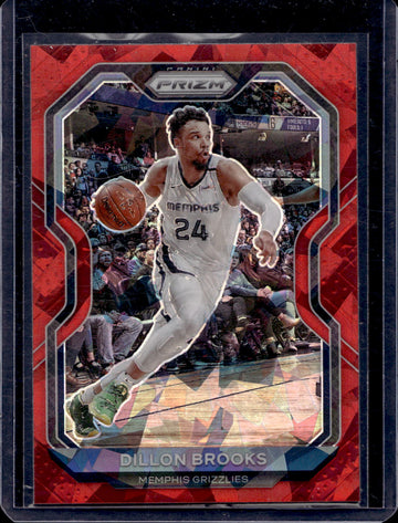 2020-21 Panini Prizm #70 Dillon Brooks Red Ice Prizms