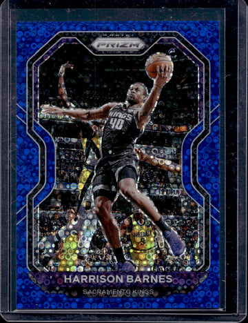 2020-21 Panini Prizm #94 Harrison Barnes Fast Break Blue Prizms #/175
