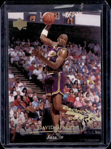 1995-96 Upper Deck #102 David Benoit Electric Court