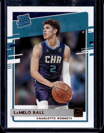2020-21 Donruss #202 LaMelo Ball Rated Rookies