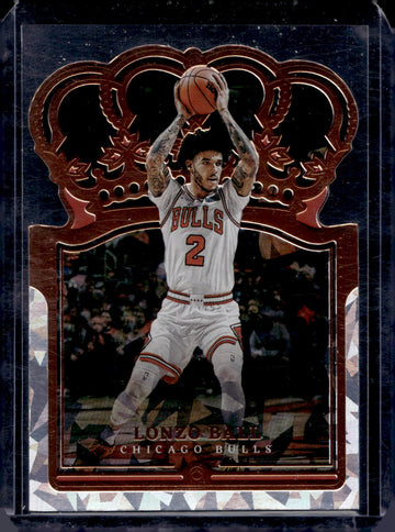2021-22 Panini Crown Royale #68 Lonzo Ball Crystal