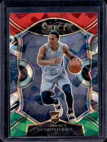 2020-21 Panini Select #90 Desmond Bane Red White Green Cracked Ice