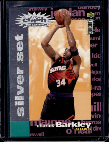 95-96 Collector's Choice #C3 Charles Barkley You Crash the Game Silver Exchange