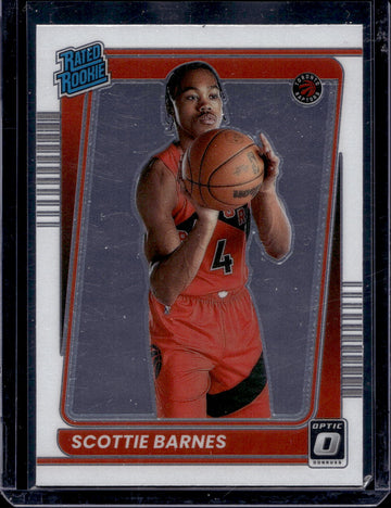 2021-22 Donruss Optic #186 Scottie Barnes Rated Rookies