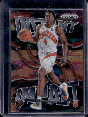 2021-22 Panini Prizm #16 Scottie Barnes Instant Impact