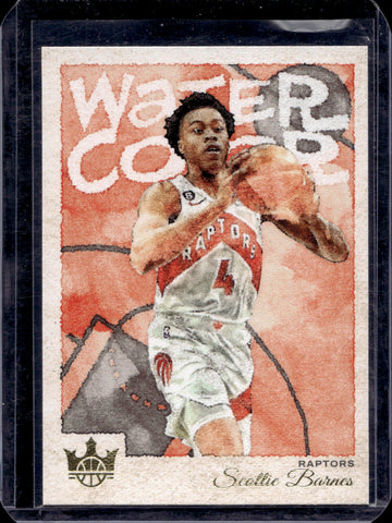 2022-23 Panini Court Kings #30 Scottie Barnes Water Color
