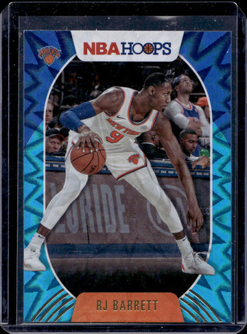 2020-21 Hoops #90 RJ Barrett Hyper Blue