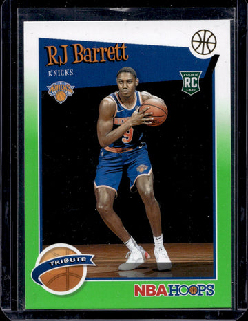 2019-20 Hoops #298 RJ Barrett Neon Green