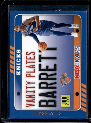 2020-21 Hoops Winter #25 RJ Barrett Vanity Plates