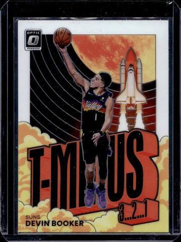 2021-22 Donruss Optic #15 Devin Booker T-Minus 3...2...1