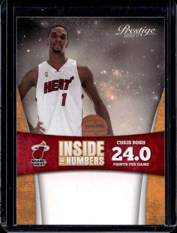 2010-11 Panini Prestige #4 Chris Bosh Inside the Numbers