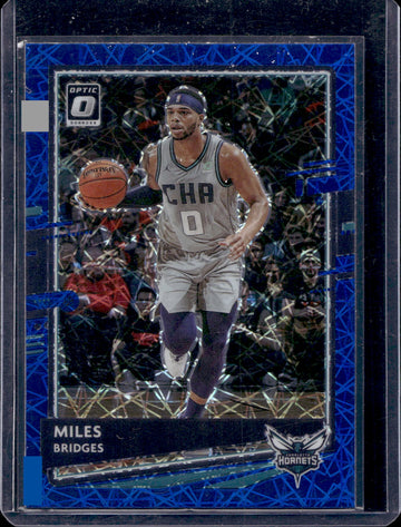 2020-21 Donruss Optic #21 Miles Bridges Blue Velocity
